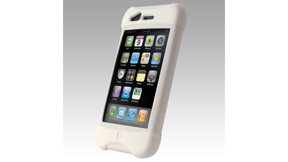 OtterBox iPhone 3G Impact Skin Case, White, 1943-17.5