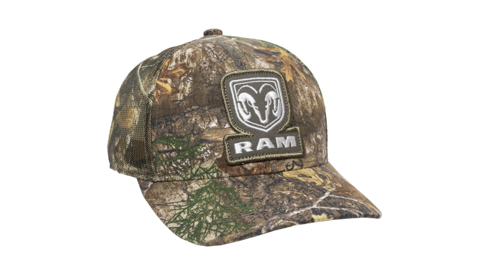 Outdoor Cap Dodge Ram Camo Cap, Realtree Edge, One Size, RAM13A-R7000