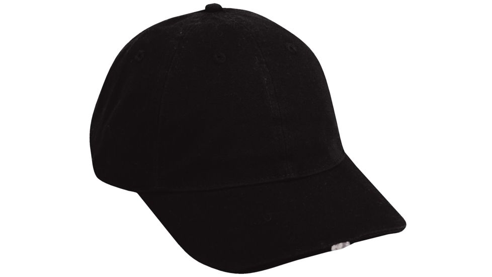 Outdoor Cap Hibeam Black Cap Low Crown, Black, One Size, 97090