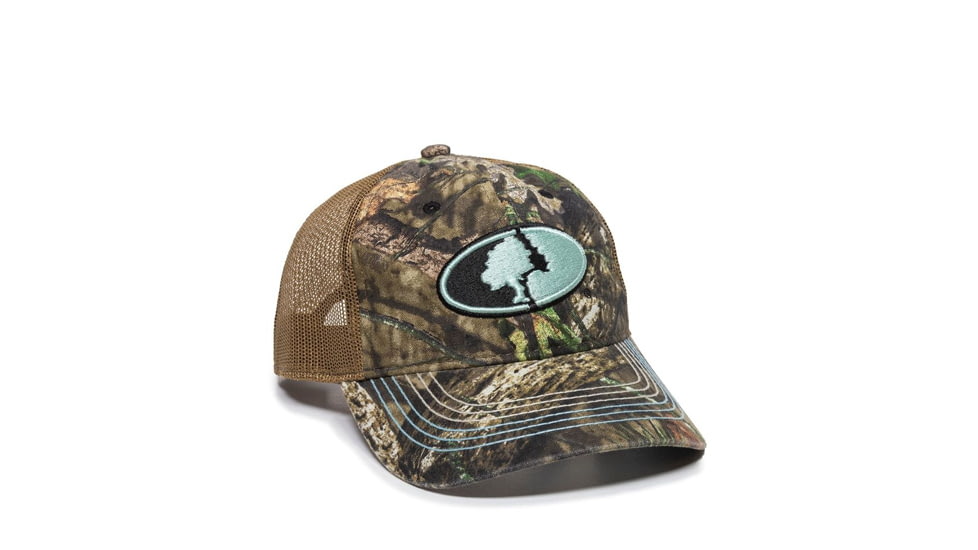 Outdoor Cap Mossy Oak Sports Pigment-Dyed Twill Cap w/Foam and Flat Stitch Embroidery - Mens, OCCMOFS48A