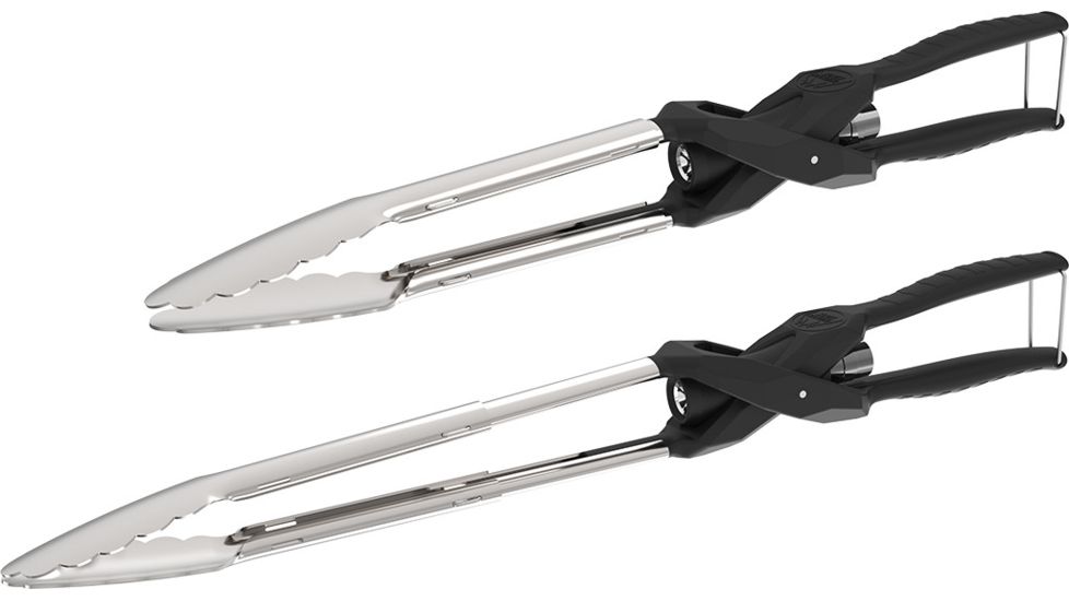 Outdoor Edge Cutlery GRILL-BEAM TONGS Box, Black/Silver, GMT-10