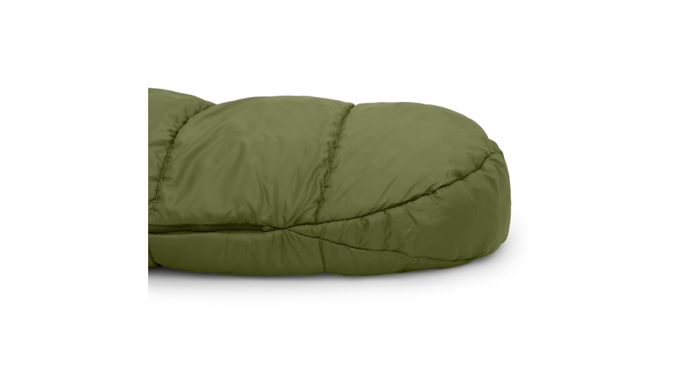 Outdoor Products 20F Mummy Sleeping Bag, Light Green/Dark Green, 50037