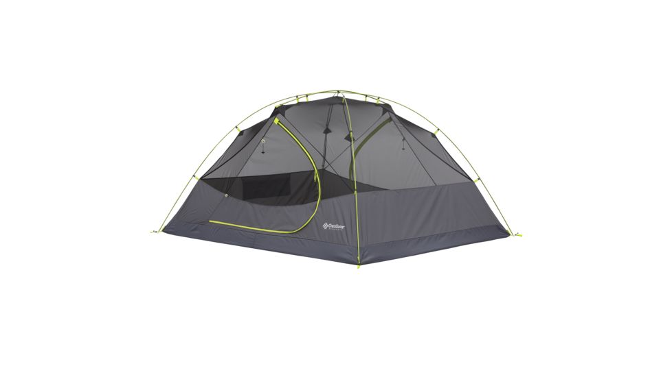 Outdoor Products 4 Person Backpacking Tent, Gray/Green/Tan, 50025