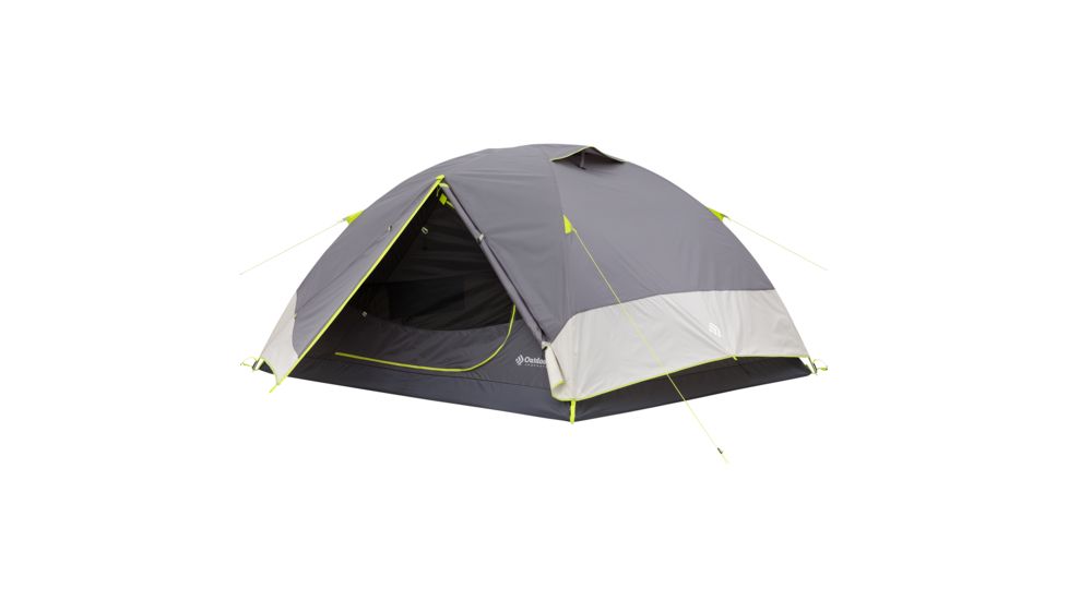 Outdoor Products 4 Person Backpacking Tent, Gray/Green/Tan, 50025
