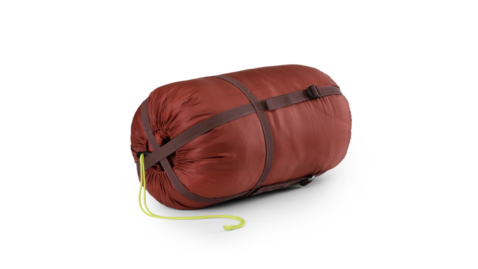 Outdoor Products 40F Extra Large Sleeping Bag w/ Pillow, Orange/Maroon, 50034