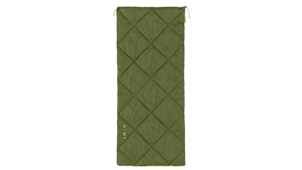 Outdoor Products 40F Regular Sleeping Bag, Green, 50031