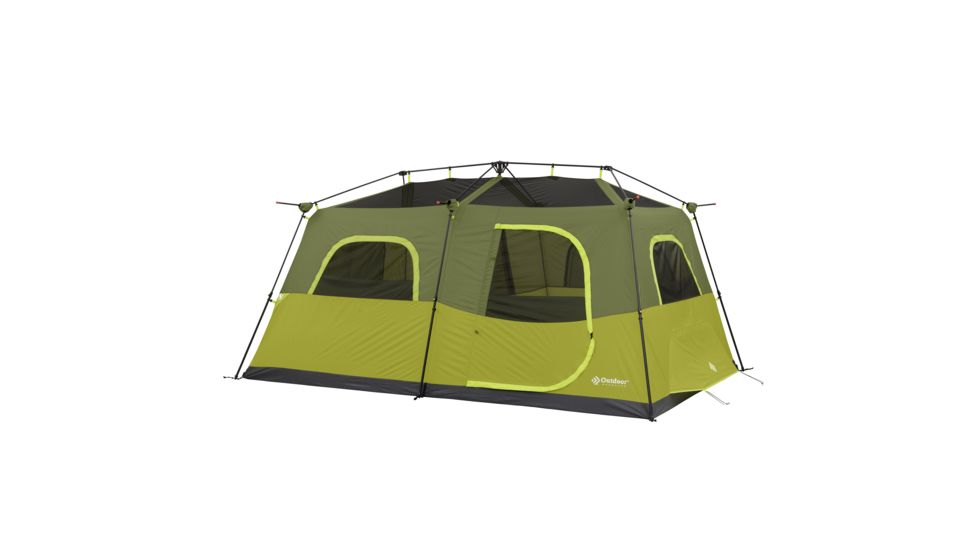 Outdoor Products 8 Person Instant Cabin Tent w/ Extended Eave, Green/Olive Green, 50028