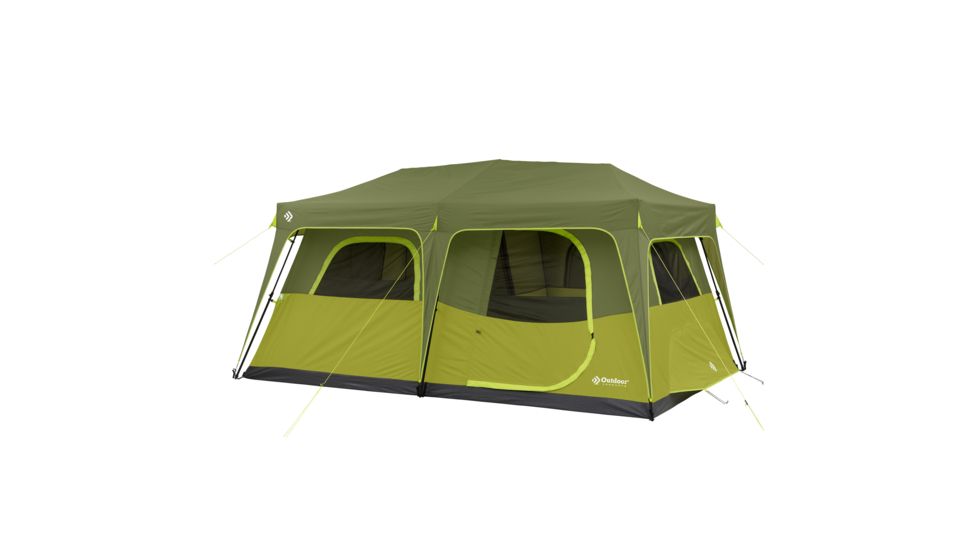 Outdoor Products 8 Person Instant Cabin Tent w/ Extended Eave, Green/Olive Green, 50028