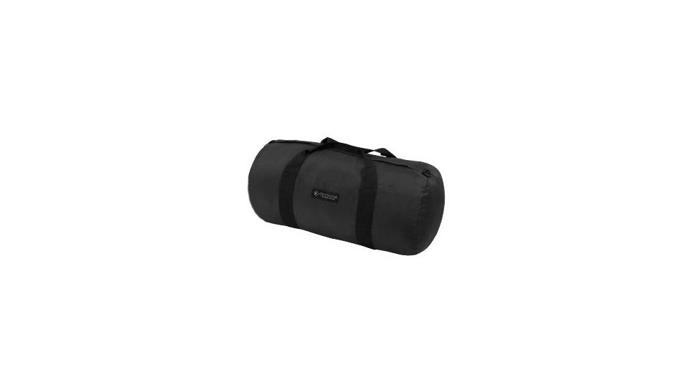 Outdoor Products Medium Deluxe Duffle Bag, 11.69 gal, 12in. x 24in., Fabric, Black 203008OP