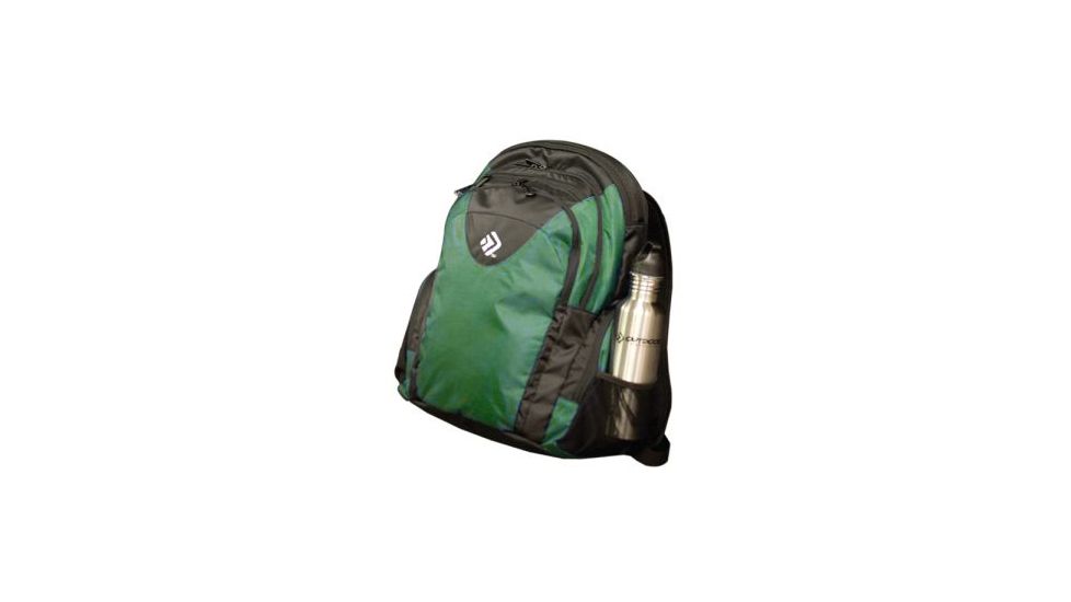 Outdoor Products Power Pack Backpack for 15in. Notebook, Green 4228OPLGNOP