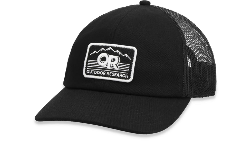 Outdoor Research Advocate Trucker Lo Pro Cap, Black And White, One SIze, 3010060114222