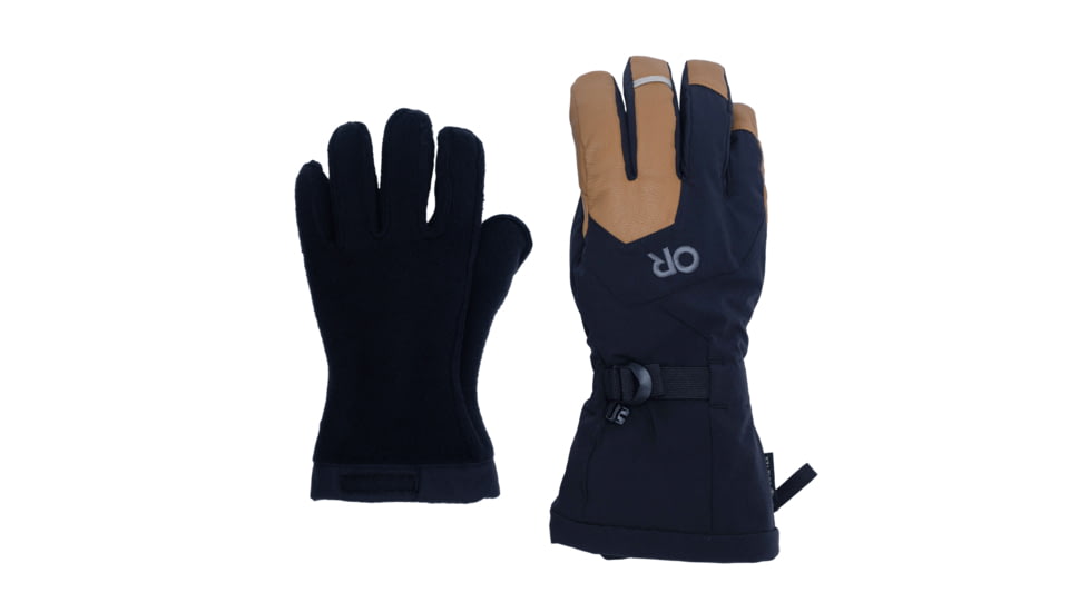 Outdoor Research Arete Modular Gore-Tex Gloves - Mens, Black/Dark Natural, L, 3221622508008