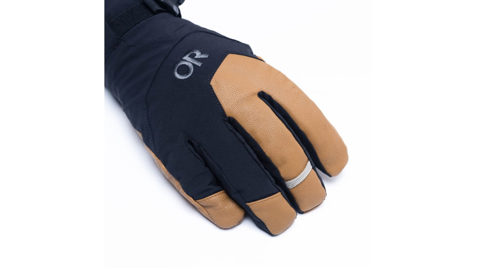 Outdoor Research Arete Modular Gore-Tex Gloves - Mens, Black/Dark Natural, L, 3221622508008