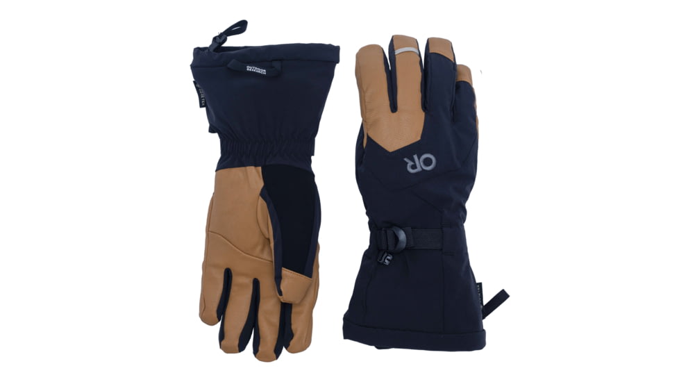 Outdoor Research Arete Modular Gore-Tex Gloves - Mens, Black/Dark Natural, L, 3221622508008