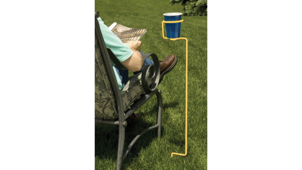 Outdoors Unlimited Standing Drink Holder, Gold, 88888