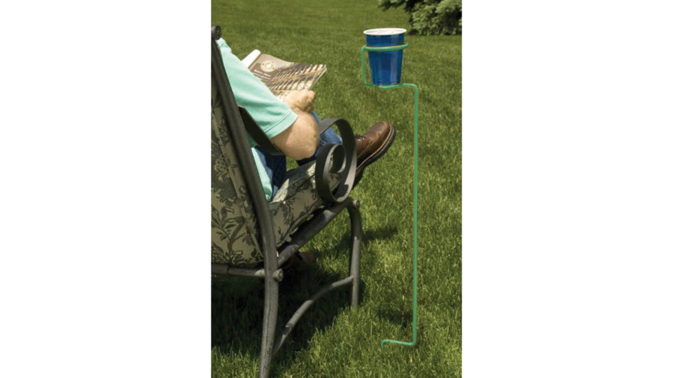 Outdoors Unlimited Standing Drink Holder, Green, 82722