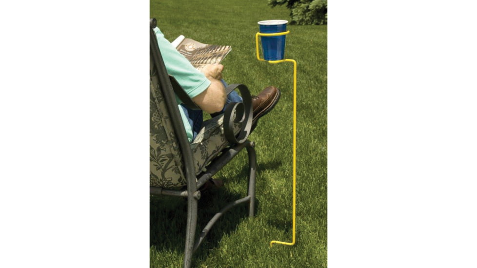 Outdoors Unlimited Standing Drink Holder, Yellow, 82777