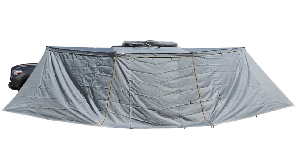 Overland Vehicle Systems Awning Side Wall For Nomadic 180 Shelter, Dark Gray, 18159909