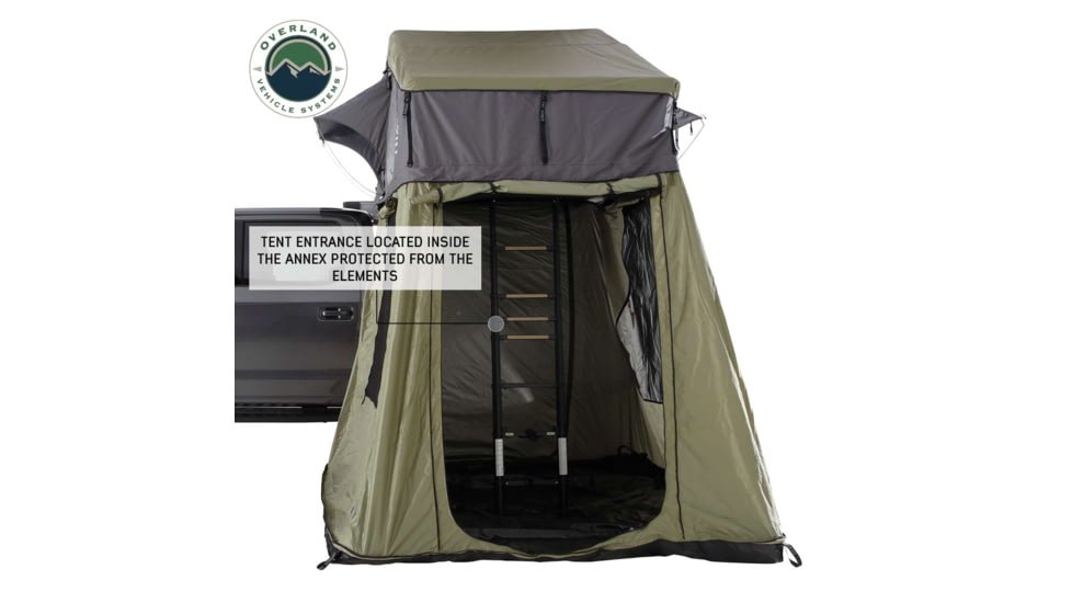 Overland Vehicle Systems N2E Nomadic 2 Extended Roof Top Tent w/Annex, 18629936
