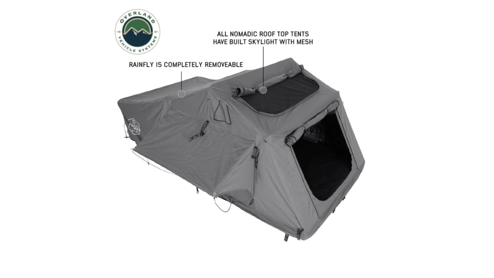 Overland Vehicle Systems N2E Nomadic 2 Extended Roof Top Tent w/Annex, 18629936
