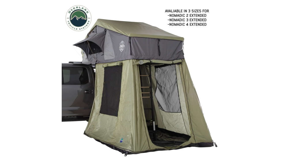 Overland Vehicle Systems N4E Nomadic 4 Extended Roof Top Tent Annex Room, 18549936