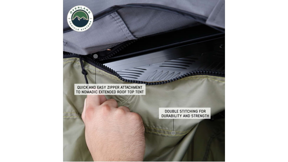 Overland Vehicle Systems N4E Nomadic 4 Extended Roof Top Tent Annex Room, 18549936