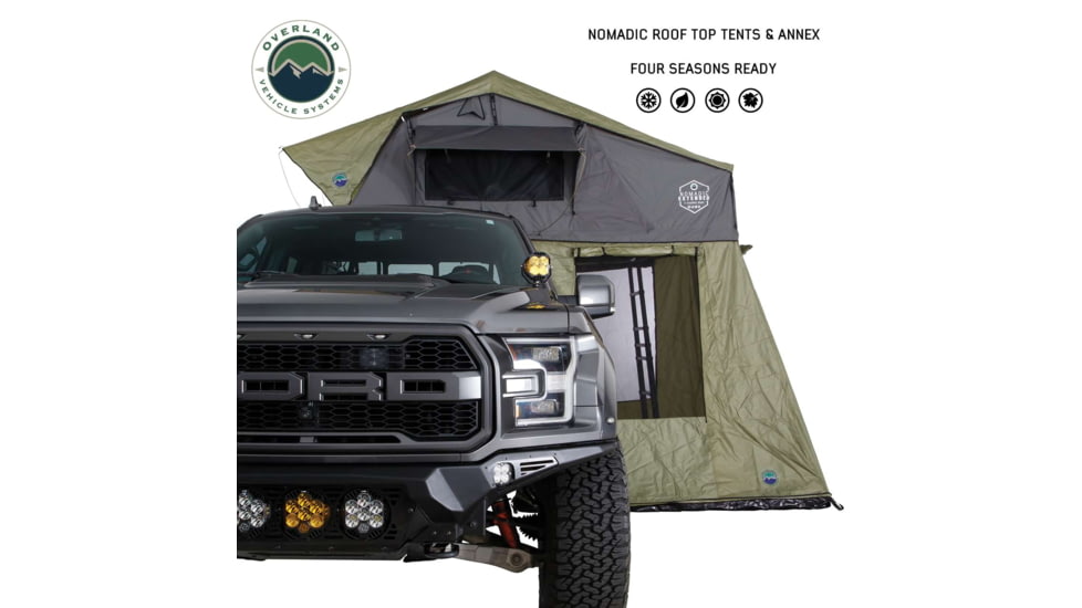Overland Vehicle Systems N4E Nomadic 4 Extended Roof Top Tent Annex Room, 18549936