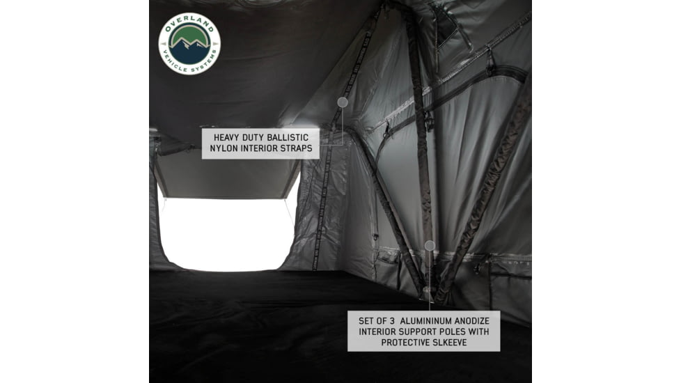 Overland Vehicle Systems N4E Nomadic 4 Extended Roof Top Tent w/Annex, 18641936