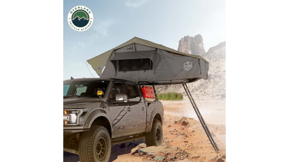 Overland Vehicle Systems N4E Nomadic 4 Extended Roof Top Tent w/Annex, 18641936