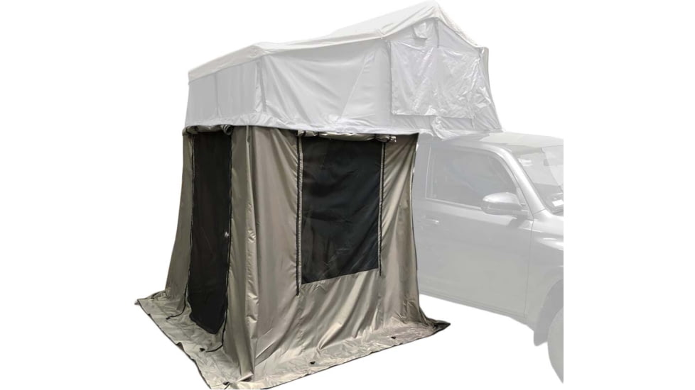 Overland Vehicle Systems Nomadic 2 Annex Base, Green/Black, 81 x 72 x 82 in, 18029836