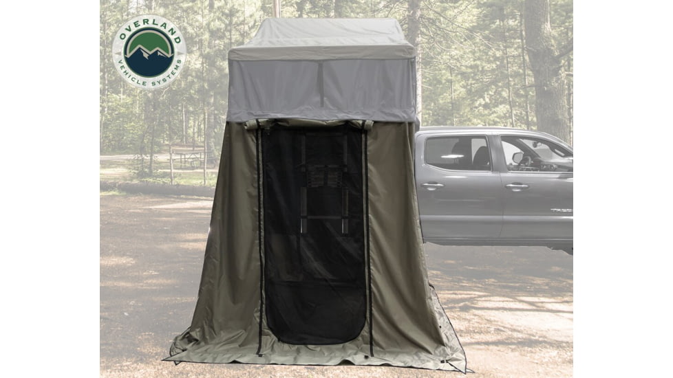 Overland Vehicle Systems Nomadic 3 Annex Base, Green/Black, 86 x 76 x 82 in, 18039836