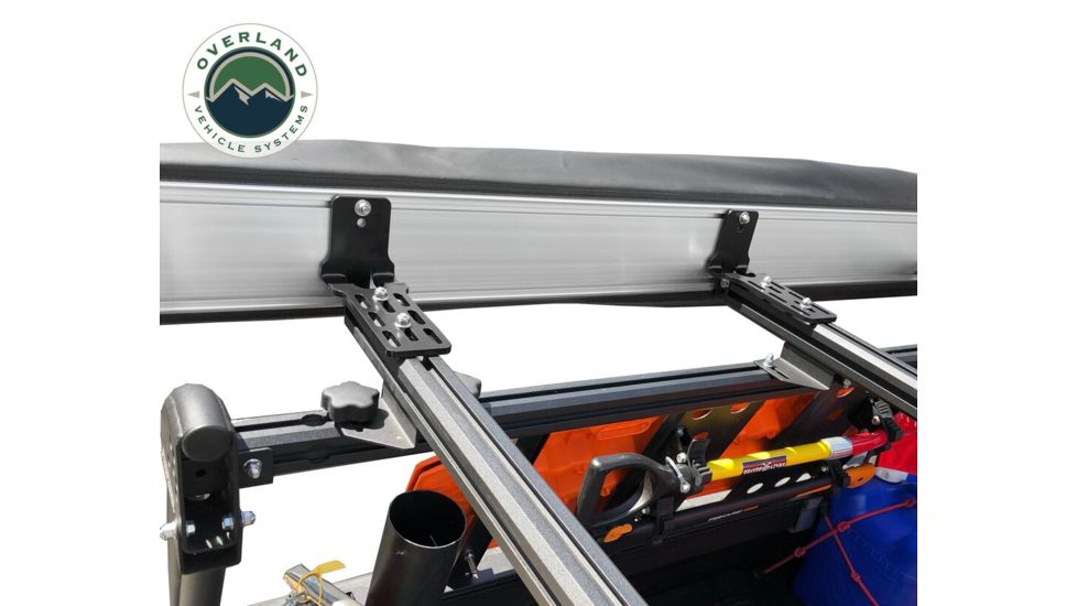 Overland Vehicle Systems Nomadic Awning 270 Cover, Driver Side, Dark Gray/Black, 240 x 157 x 88.5 in, 19519907