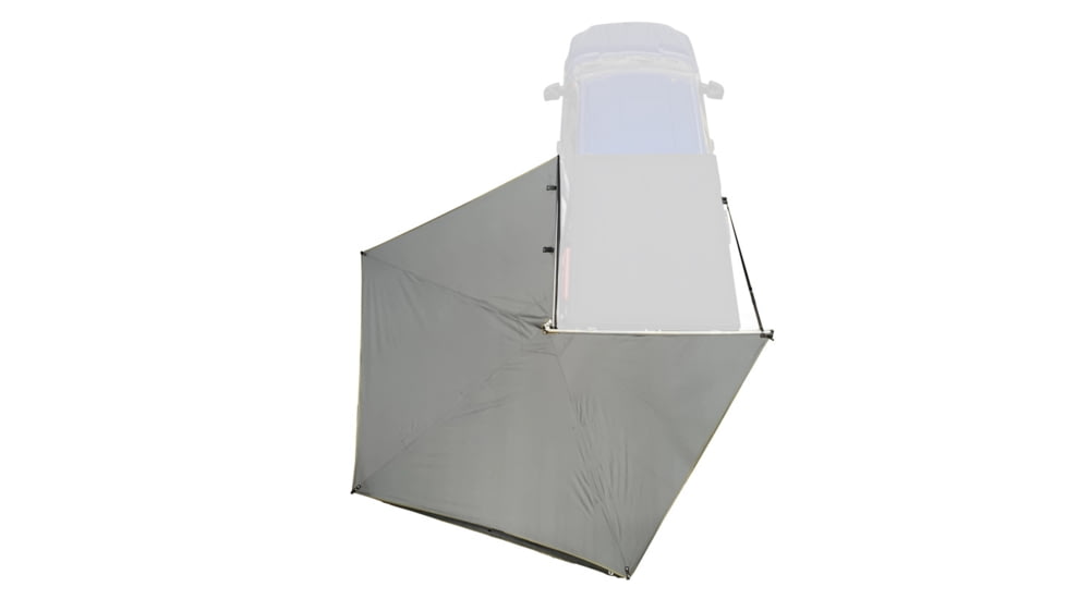 Overland Vehicle Systems Nomadic LT 270 Awning &amp; Wall 1, 2, &amp; Mounting Brackets - Driverside, Grey/Green, 19579907