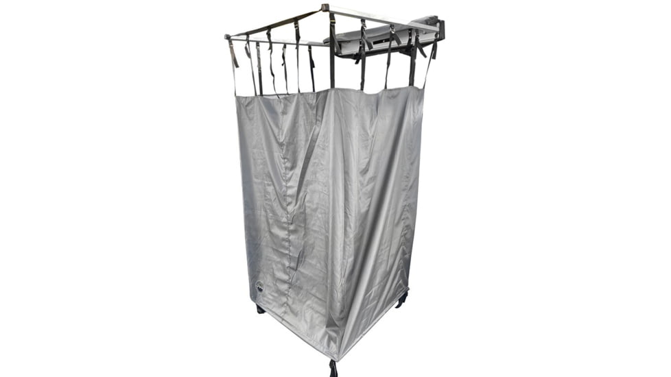 Overland Vehicle Systems Nomadic Quick Deploying Car Side Shower Room, Dark Gray, 18199909