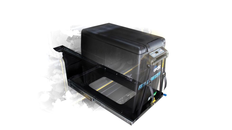 Overland Vehicle Systems Refrigerator Tray, Slide &amp; Tilt, Small, 25049801