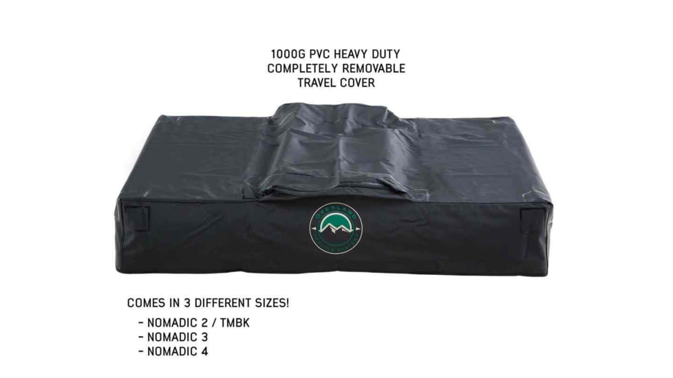 Overland Vehicle Systems TMBK Roof Top Tent w/ Rain Fly - 3+ Persons, 4 Season, Tan/Green, 18119933
