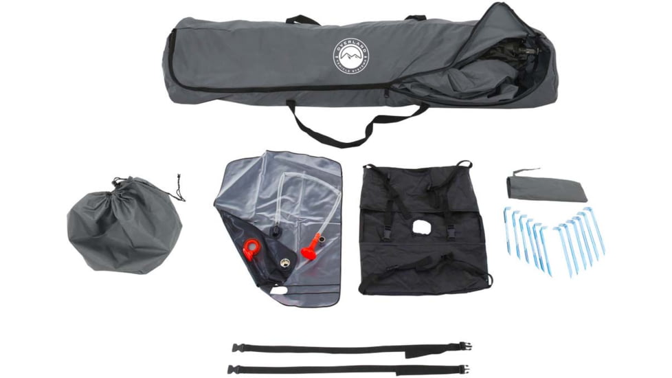 Overland Vehicle Systems Wild Land Camping Gear Changing Room, Shower, Grey, 5 x 5 x 6.75 ft, 26019910