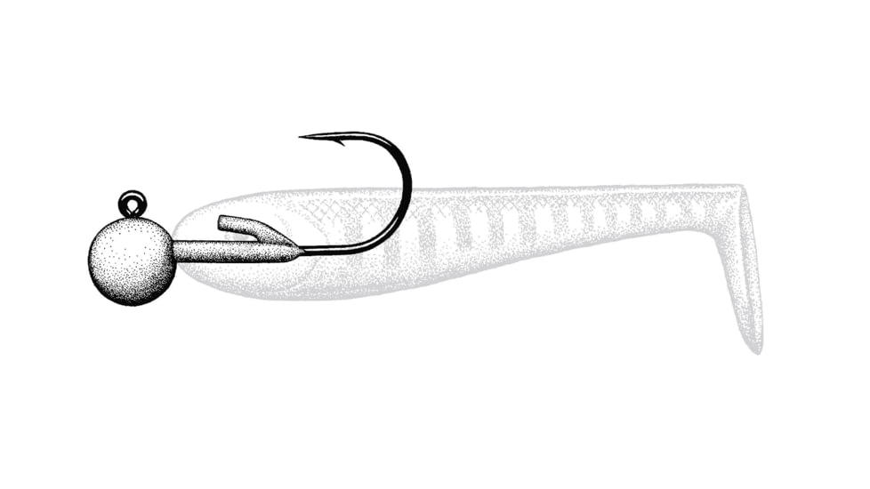 Owner Hooks Round Head with Lockdown, 3/0 - 3/8 oz., 4145-063