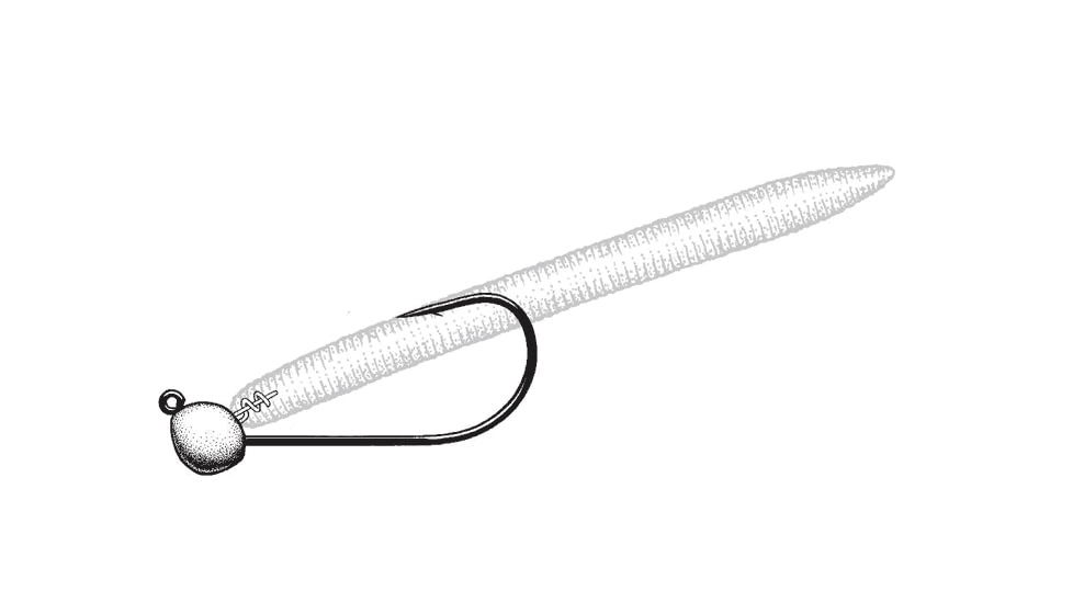 Owner Hooks Stick Bait Shaky Head - Natural, 5/0 - 3/8 oz., 4156-065