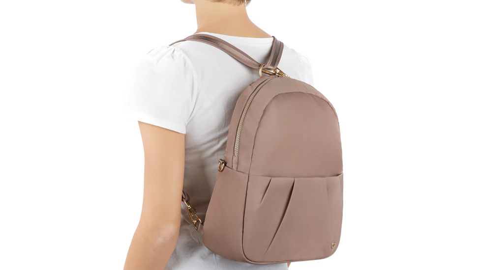 Pacsafe Citysafe CX Anti-Theft Convertible Women's Backpack, 8L, Blush Tan 20410219