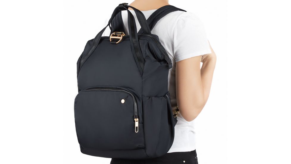 Pacsafe Citysafe CX Anti-Theft Women's Backpack, 17L, Black 20420100