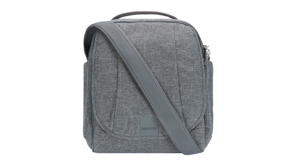 Pacsafe Metrosafe LS200 Shoulder Bag, 7L, Dark Tweed 30420123