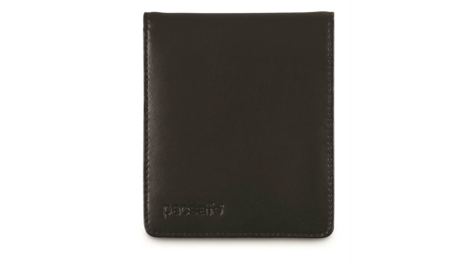 Pacsafe RFIDexecutive 100 RFID-Blocking Bi-Fold Wallet-Black
