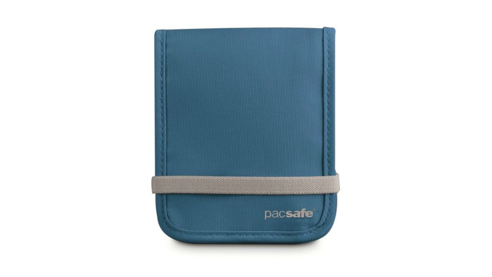 Pacsafe RFIDtec 100 RFID-Blocking Wallet-Ocean Blue