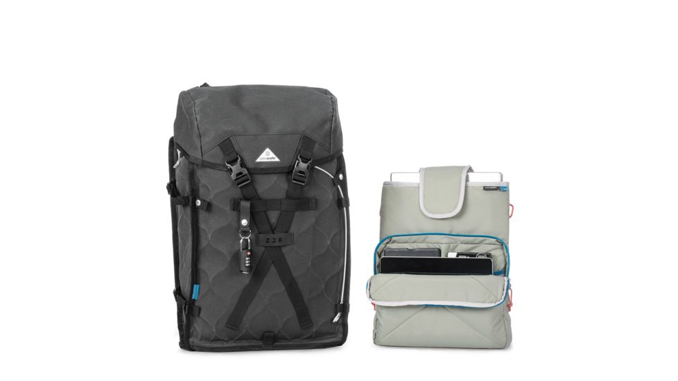 Pacsafe Ultimatesafe Z 28L Anti-Theft Men's Backpack, Charcoal 25221104