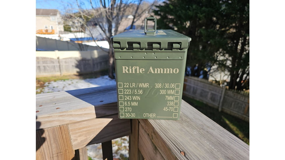 Paladin Rifle Ammo Can, Green Metal, PE-AMMOCR-2038