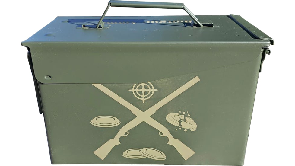 Paladin Shot Gun Ammo Can, Green Metal, PE-AMMOCSH-2039