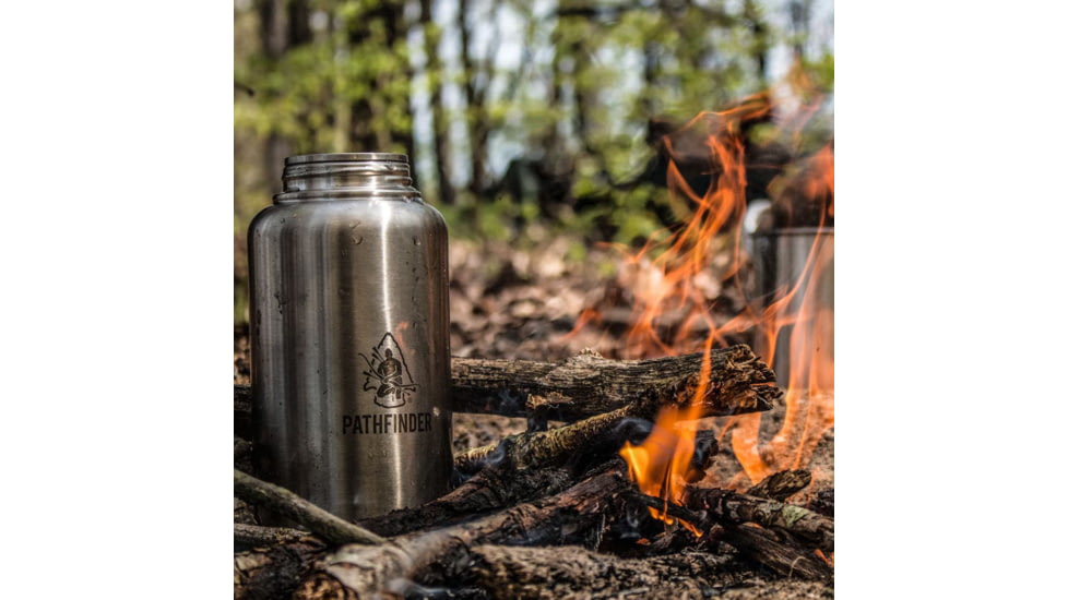 Pathfinder Stainless Steel Bottle and Nesting Cup Set, 32oz, 099GEN3BC-PF