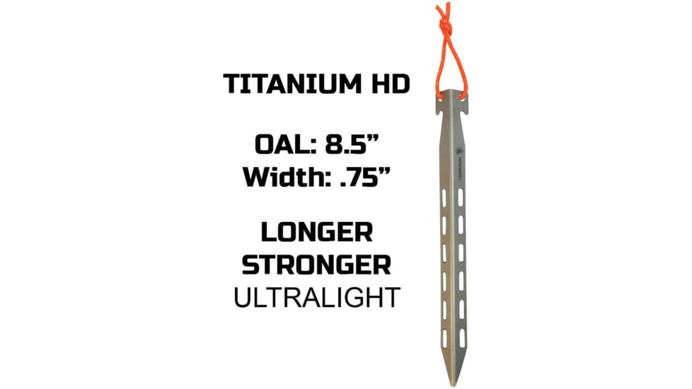 Pathfinder Titanium Tent Stake Set 8pc