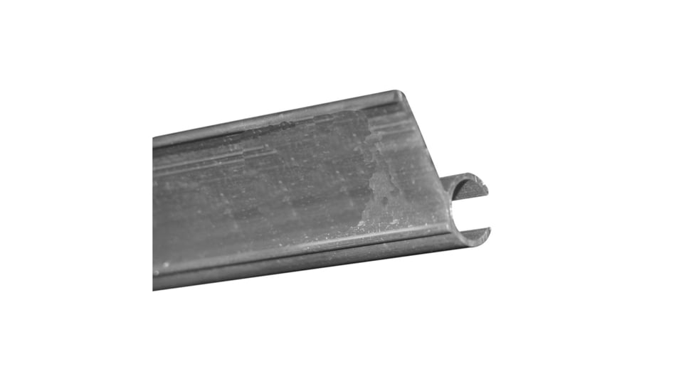 Patrick Metals Standard Awning Rail, Mill Finish, 16ft, 164304